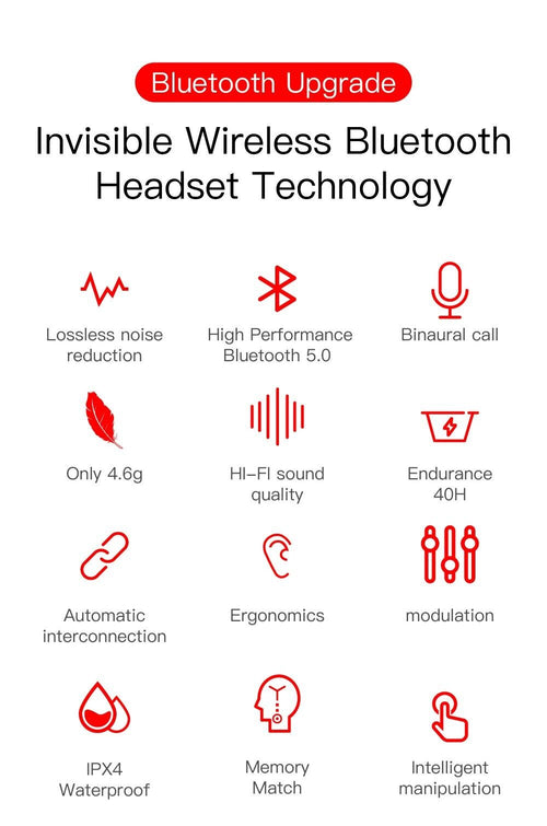 Auriculares Bluetooth TWS Impermeables con Cancelación de Ruido, Versión Bluetooth 5.1, Inalámbricos