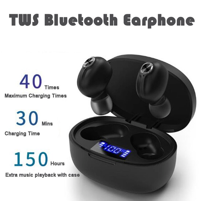 Auriculares Bluetooth TWS Impermeables con Cancelación de Ruido, Versión Bluetooth 5.1, Inalámbricos