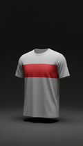Camiseta Urban Cloud con franja roja