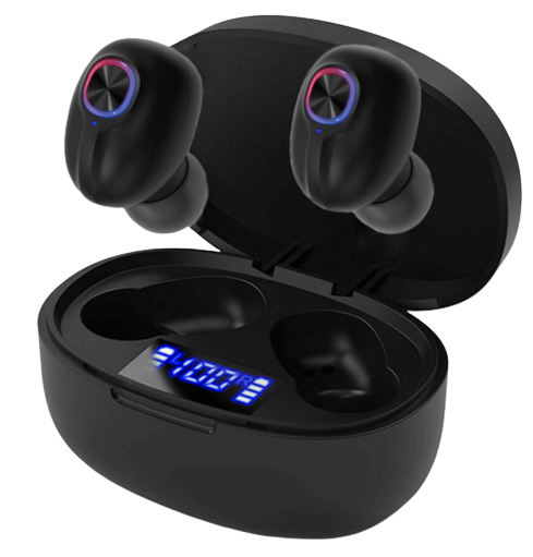 Auriculares Bluetooth TWS Impermeables con Cancelación de Ruido, Versión Bluetooth 5.1, Inalámbricos